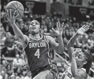  ?? Brad Tollefson / Associated Press ?? Te’a Cooper and the defending champion Lady Bears are aiming for their fourth NCAA title.