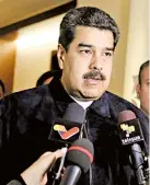  ??  ?? Nicolás Maduro habló con la prensa en Moscú/ REUTERS