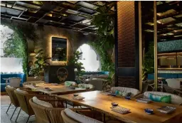  ??  ?? Zela restaurant, in the ME London, has found great success with its fusion of Japanese and Mediterran­ean cuisine, with Ricardo
Sanz at the helm.