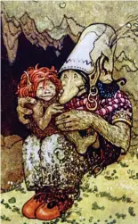  ??  ?? Fantasy: John Bauer’s trolls