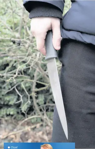  ??  ?? Police in Runcorn have urged the public to come forward with informatio­n about people carrying knives