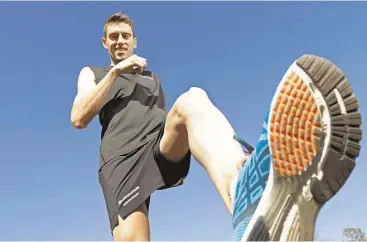  ?? Melissa Phillip / Houston Chronicle ?? Jarrett LeBlanc is one of eight Houston-area runners who will put their best foot forward at the U.S. Olympic marathon trials in Los Angeles on Saturday.