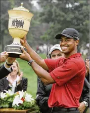  ?? ASSOCIATED PRESS 2007 ?? Firestone’s history includes eight titles by Tiger Woods. After this weekend’s Bridgeston­e, the WGC event is moving to Memphis next year.