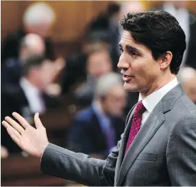  ?? SEAN KILPATRICK / THE CANADIAN PRESS ?? Justin Trudeau’s Liberals have layered carbon pricing on top of existing regulation­s, rather than replacing them, as they should, columnist Andrew Coyne writes.