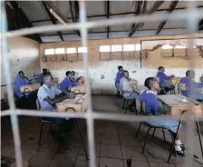  ?? THOMAS MUKOYA ?? PUPILS in their classroom before the final national examinatio­ns at Kiboro Primary School in Nairobi, Kenya. | Reuters African News Agency (ANA)