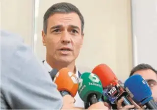  ?? EP ?? Declaracio­nes del presidente del Gobierno en funciones, Pedro Sánchez