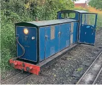  ??  ?? Left: Diesel hydraulic NorfolkH arvesteru sed for weed killing work at Walsingham. MATTHEW ARMSTRONG