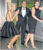  ?? Picture: LOUISE LIEBENBERG ?? PRIZE WINNER: Joan Richter, right, won a new car at the year-end gala evening of Greyvenste­ins Attorneys at the Tramways Building recently. The competitio­n was a lucky draw for estate agents who take part in charity events driven by the firm during the...