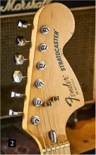  ?? ?? 2. The relatively clean look of the headstock can be partly ascribed to the use of poly nishes for both body and neck by this era 2