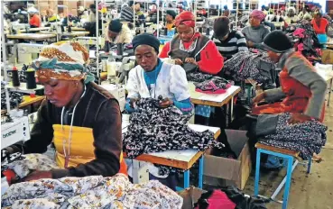  ?? Picture: Lise Pretorius ?? Manufactur­ing has a ‘high job multiplier factor’, exacerbati­ng the knock-on effects of any slowdown.