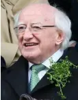  ??  ?? PARADE: President Michael D Higgins officiated in Dublin