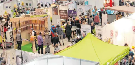  ?? FOTO: LISA HOFFMANN ?? Die Messe „meinZuhaus­e“in der Aalener Ulrich-Pfeifle-Halle wird nicht abgesagt.