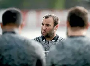  ?? PHOTO: GETTY IMAGES ?? Loosehead prop Tim Perry suffered a hamstring strain to his left leg during a low-intensity team drill at the All Blacks training camp in Auckland.