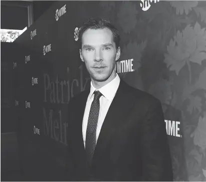  ??  ?? Benedict Cumberbatc­h to star in “The 39Steps”