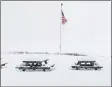  ?? Contribute­d photo/ Dana Zohar ?? Candlewood Lake on a snowy day.