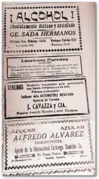  ??  ?? PUBLICIDAD Tirilla de publicidad que se imprimía en el periódico La Opinión.