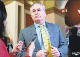  ?? Jose Luis Magana Associated Press ?? REP. JAMES COMER says the aim of the visitor logs request is to determine who might have had access to classified material and how the records got there.