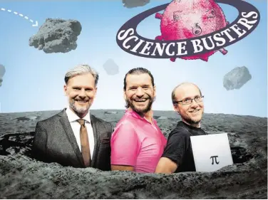  ?? BILD: SN/BUERO ALBA ?? Auch die Science Busters kommen zu den „Dialogen“.