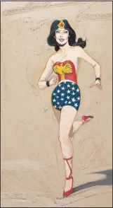  ??  ?? “Wonder Woman” Mel RamosCourt­esy Rochelle and Darren Leininger Family Collection