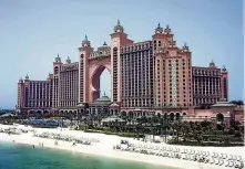  ?? FOTO: COPIX ?? Mega-Luxushotel: Das Atlantis The Palm in Dubai.