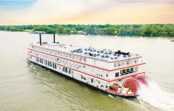  ?? AMERICAN QUEEN VOYAGES PHOTOS ?? Bourbon cruises are held on the 245-capacity American Countess riverboat.