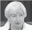  ??  ?? Fed Chair Janet Yellen