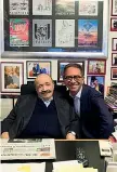  ?? ?? Insieme Pino Strabioli con Maurizio Costanzo, 84 anni