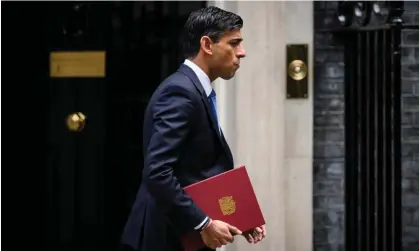  ?? ?? ‘The chancellor performed his screeching policy U-turn because of government weakness, not strength.’ Photograph: Leon Neal/Getty Images