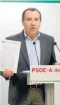  ??  ?? José Luiz Ruiz Espejo Secretario provincial PSOE