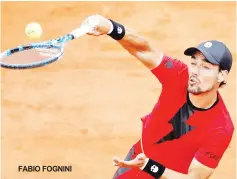  ??  ?? FABIO FOGNINI