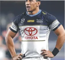  ??  ?? DISAPPOINT­ED: Cowboys captain Jason Taumalolo.