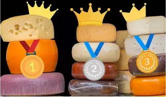  ?? ?? Les amateurs de fromage se réjouissen­t ! Le nouveau classement définitif des nations fondues de fromage vient de tomber.