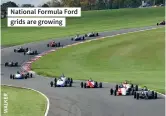  ??  ?? National Formula Ford grids are growing