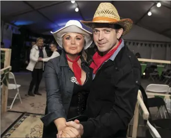  ?? Photo by Domnick Walsh. ?? Sharon Heffernan and Anthony McCarthy from Listowel pictured at the Listowel barn dance held in the town over the weekend.