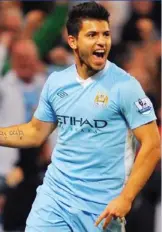  ??  ?? SERGIO Aguero