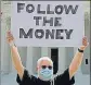  ?? REUTERS ?? A protestor holds a sign outside the US Supreme Court in Washington, DC.