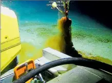  ?? Foto cortesía csiro ?? • Un robot especial realizó la toma de muestras en el lecho marino cercano al sur de Australia.