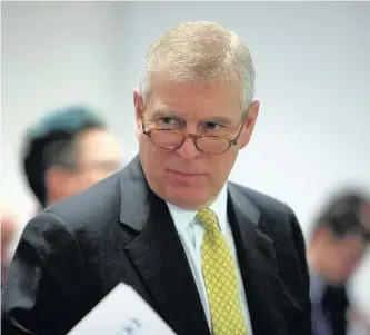  ??  ?? > Prince Andrew will be heading to Birmingham to hear entreprene­urs’ business ideas