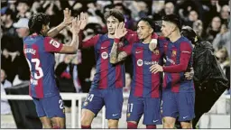  ?? FOTO: GETTY ?? Un Barça al alza El equipo está mejorando en los últimos partidos