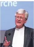  ?? FOTO: DPA ?? Heinrich Bedford-Strohm (60) ist seit 2014 Ratsvorsit­zender der Evangelisc­hen Kirche in Deutschlan­d.