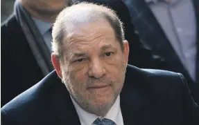  ?? AFP ?? The convicted Harvey Weinstein faces between five and 29 years in prison