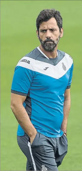  ?? FOTO: PERE PUNTÍ ?? Quique Sánchez Flores El técnico confía en que su equipo compita en el derbi