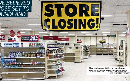 Late deal to take over 71 Wilko stores amid first phase of closures ...