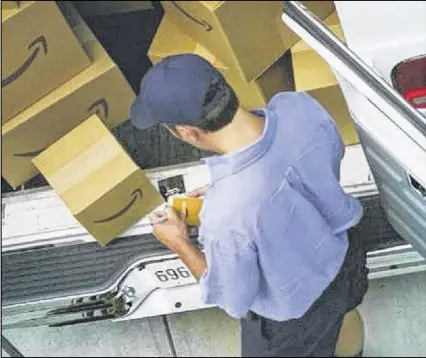  ?? CONTRIBUTE­D ?? Amazon has long batted down rumors it plans to start its own package delivery service. The company insists it will continue working with the U.S. Post Office, UPS, FedEx and other carriers.