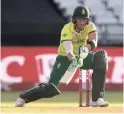  ?? PHANDO JIKELO African News Agency (ANA) ?? FAF du Plessis wants his batsmen to stay on the front foot to keep Bangalore in the race for a topfour spot. |