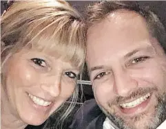  ?? GOFUNDME / THE CANADIAN PRESS ?? Gabe Rosescu and Sheri Niemegeers were en route to Nelson, B.C., to see a friend when all of a sudden “they were engulfed by mud and trees.”