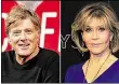  ?? DPA-BILD: FREY SA4JUA4 ?? Robert Redford und Jane Fonda
