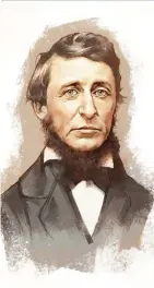  ?? ?? Henry David Thoreau (12 July 1817 – 6 May 1862) was a US naturalist, essayist and poet