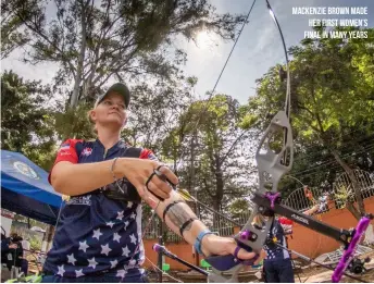  ??  ?? Mackenzie Brown made her first women's final in many years