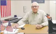  ?? Lynn Atkins/The Weekly Vista ?? John Chelstrom took over as commander of American Legion Post 341 when the former commander resigned because of health issues. He has previously served for two terms as commander.